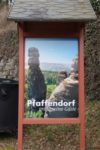 Begrüßungsschild