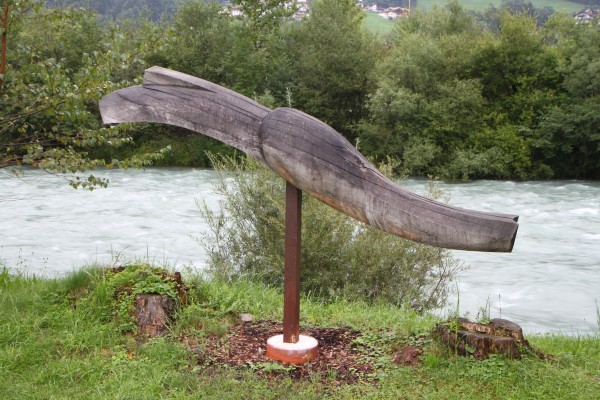 Skulptur Fluß