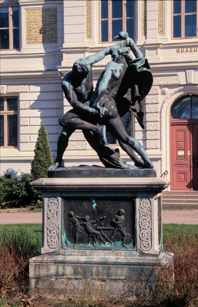 Skulptur Zweikampf
