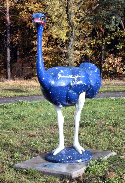 Skulptur Strauß